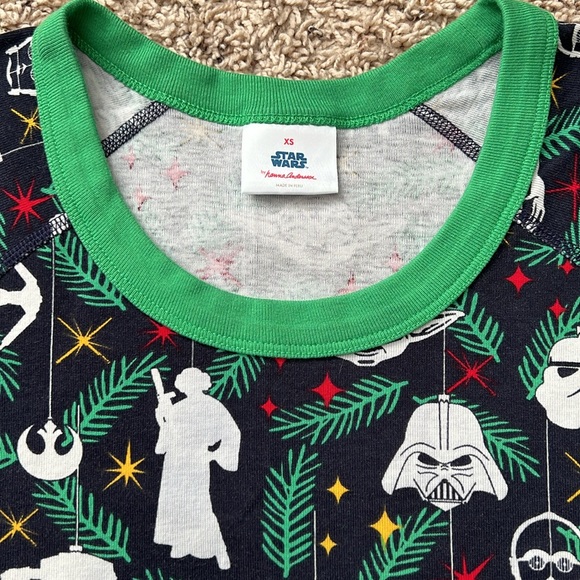 Hanna Andersson Women’s Nightgown- Star Wars Holiday Print size XS - Picture 3 of 5